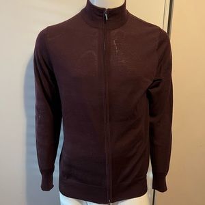 Patrick Asaraf full zip sweater size L